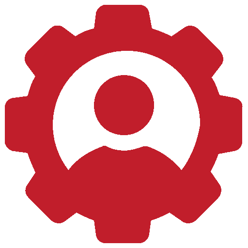 Gear Person Icon