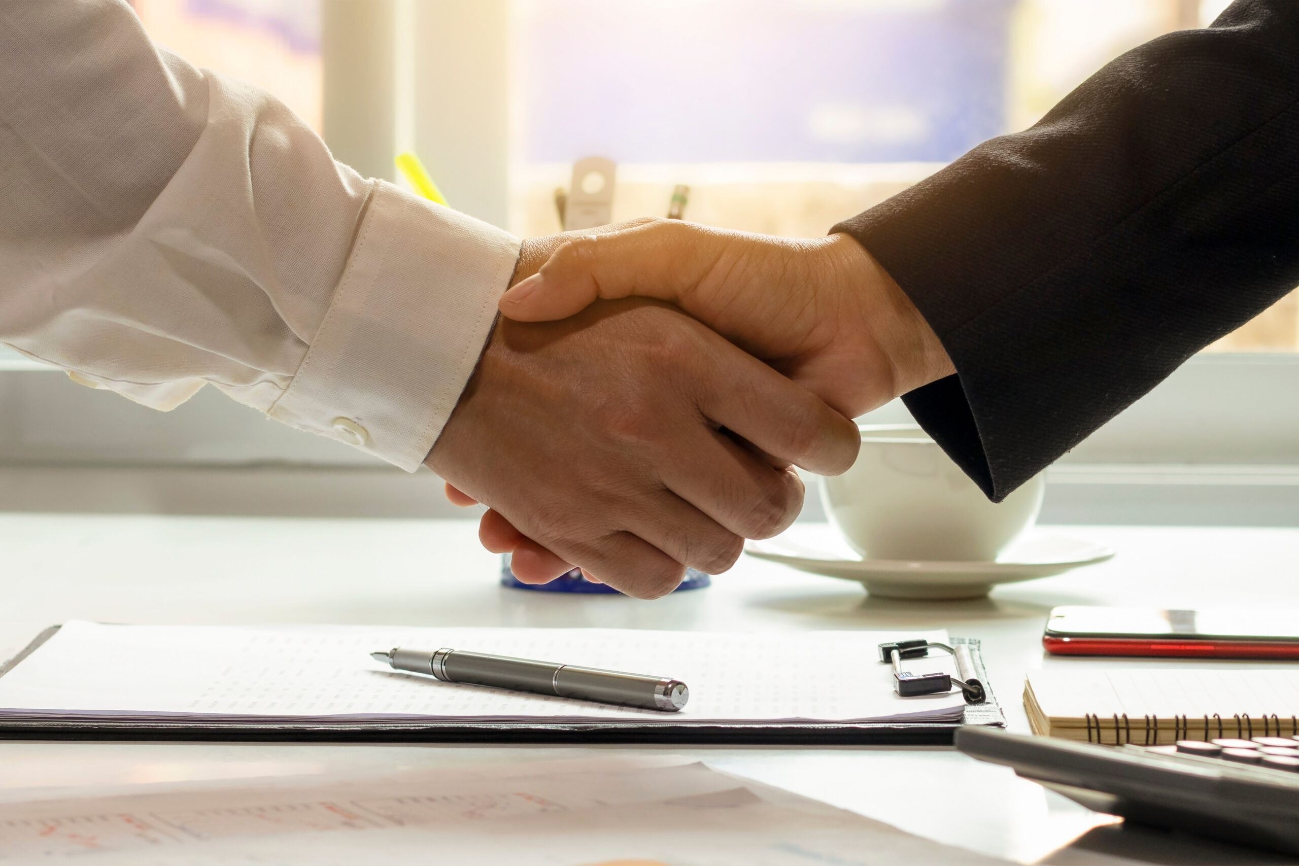 shaking hands